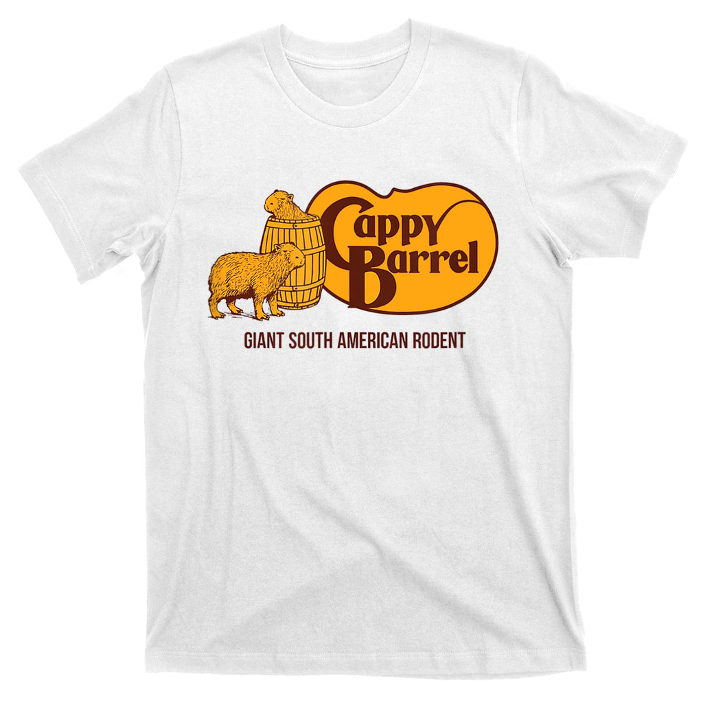 Cappy Barrel; Capybara Campaign Store Logo T-Shirt
