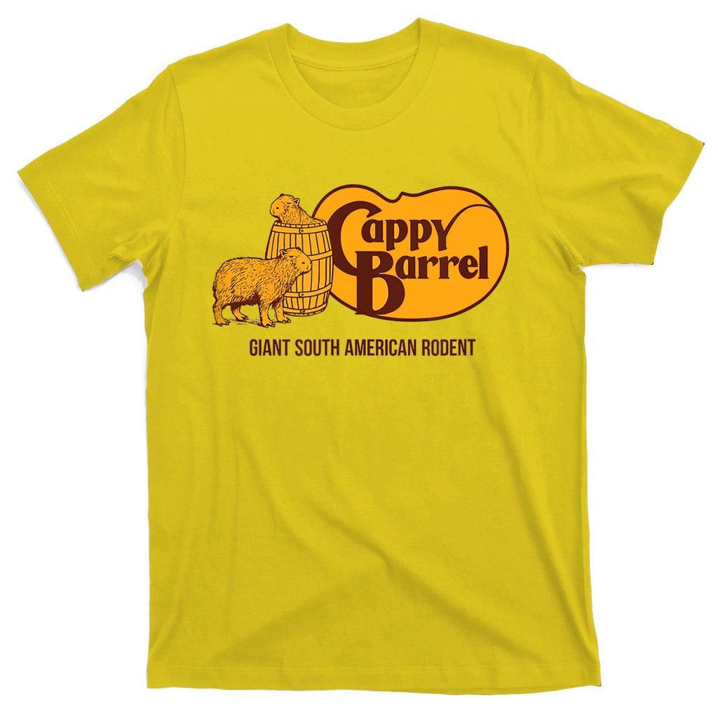 Cappy Barrel; Capybara Campaign Store Logo T-Shirt