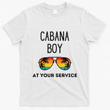 Cabana Boy Funny Summer Pool Party Bartender Bartending T-Shirt
