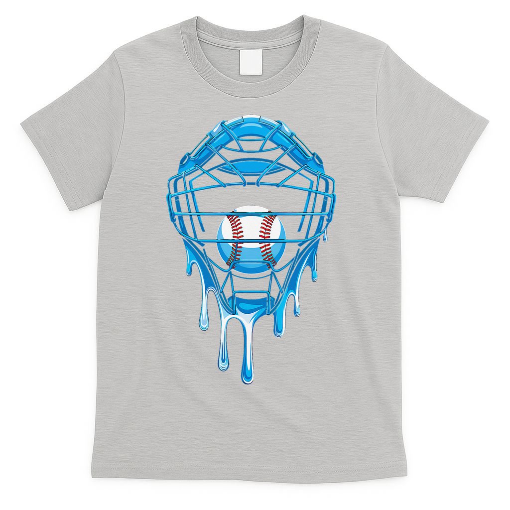 Cool Baseball Respect The Drip Melted Ice Cream Baseball T-Shirt