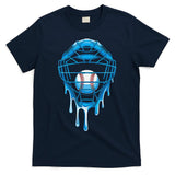 Cool Baseball Respect The Drip Melted Ice Cream Baseball T-Shirt