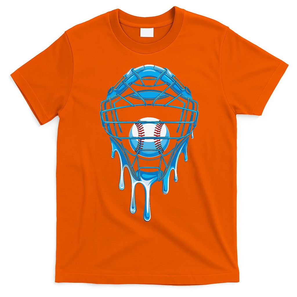 Cool Baseball Respect The Drip Melted Ice Cream Baseball T-Shirt