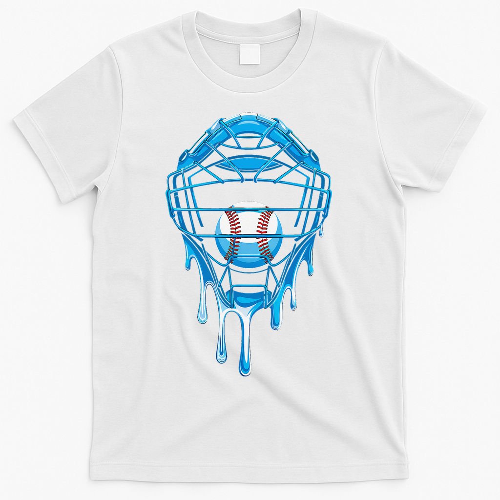 Cool Baseball Respect The Drip Melted Ice Cream Baseball T-Shirt