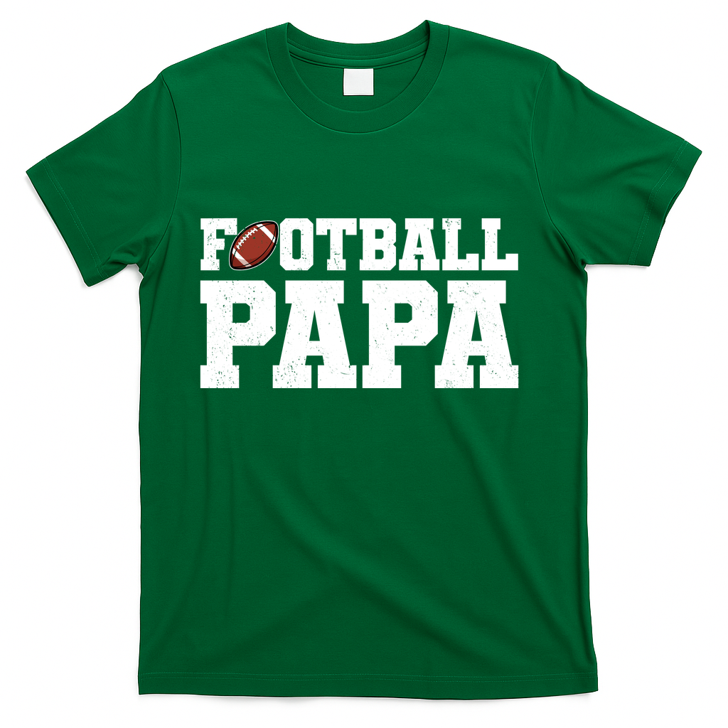 Football Papa Sports Fan T-Shirt