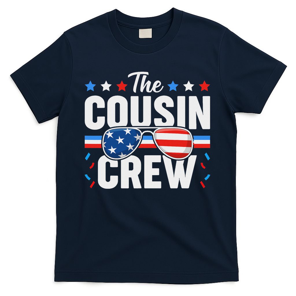 Cousin Crew 4th Of July Patriotic American Family Matching T-Shirt