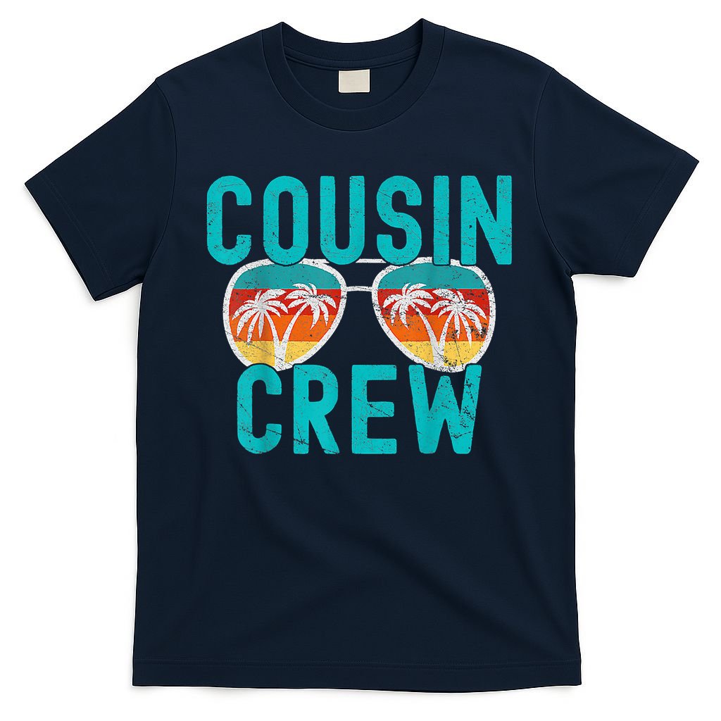 Cousin Crew Family Vacation Summer Vacation Beach Sunglasses T-Shirt