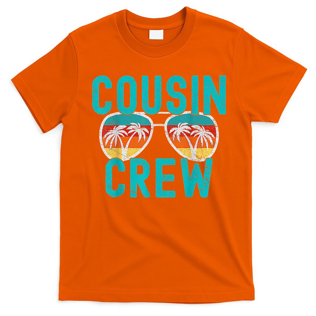 Cousin Crew Family Vacation Summer Vacation Beach Sunglasses T-Shirt