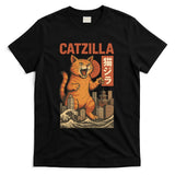 Catzilla Cat Japanese Art Funny Cat T-Shirt