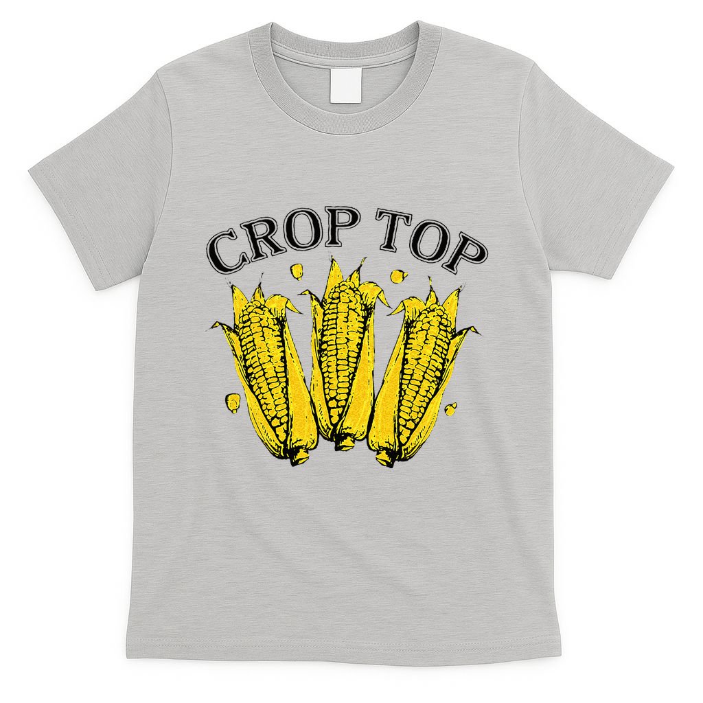 Corn Crop Top Funny Farmer Farming Corn Lover Summer T-Shirt