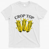 Corn Crop Top Funny Farmer Farming Corn Lover Summer T-Shirt