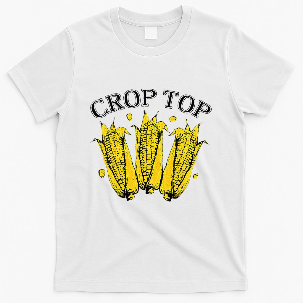 Corn Crop Top Funny Farmer Farming Corn Lover Summer T-Shirt