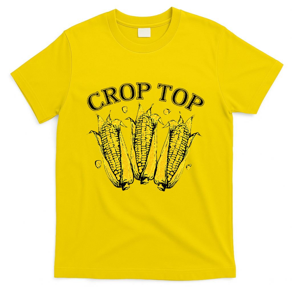 Corn Crop Top Funny Farmer Farming Corn Lover Summer T-Shirt