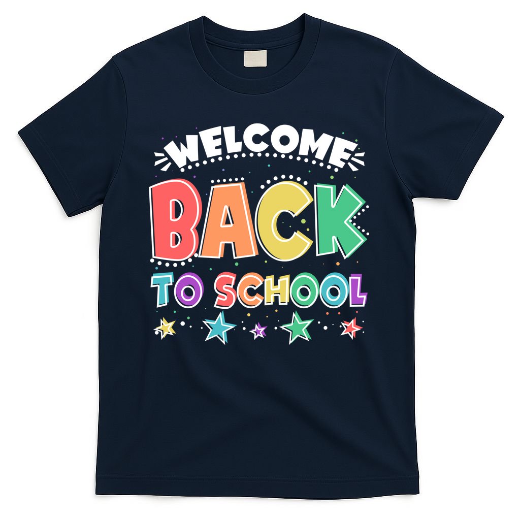 Cute Colorful Welcome Back To School T-Shirt