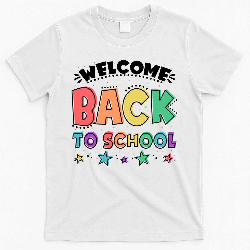 Cute Colorful Welcome Back To School T-Shirt