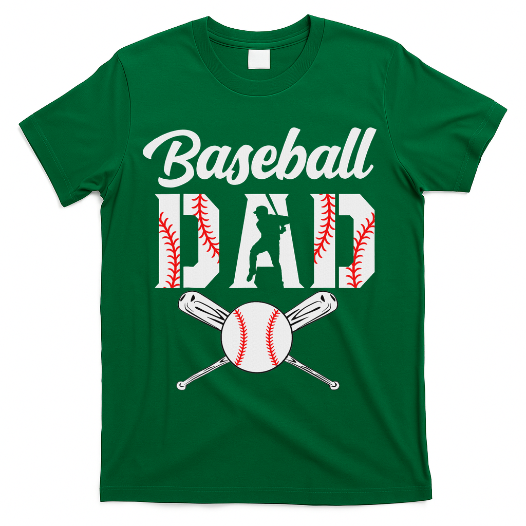 Baseball Dad Gifts Baseball Sport Lovers For Father's Day T-Shirt