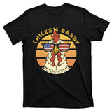 Chicken Daddy American Flag Funny T-Shirt