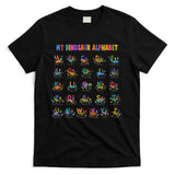 Cool Dinosaur Alphabet Back To School T-Shirt