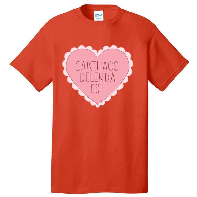 Carthago Delenda Est Valentine Tall T-Shirt