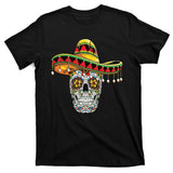 Cinco De Mayo Fiesta Skull T-Shirt