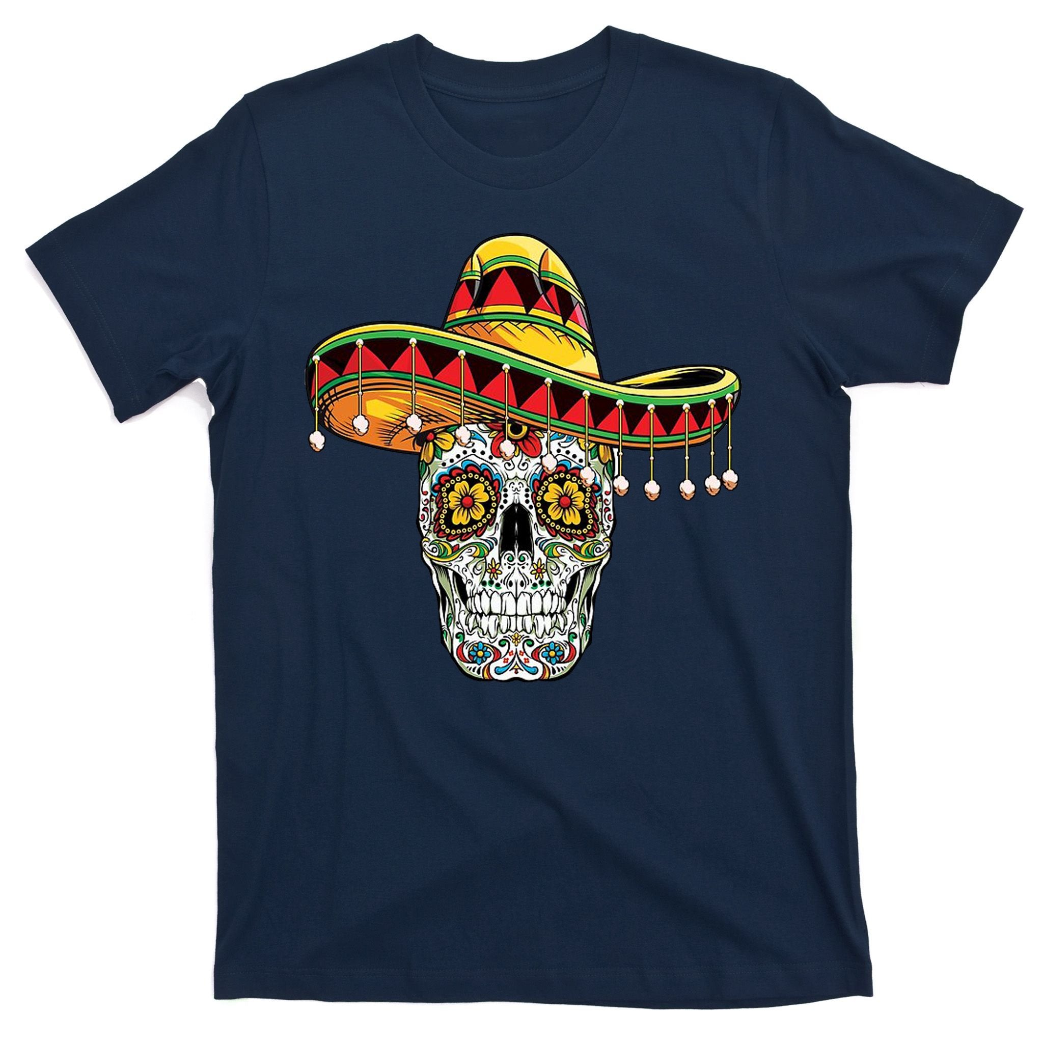 Cinco De Mayo Fiesta Skull T-Shirt