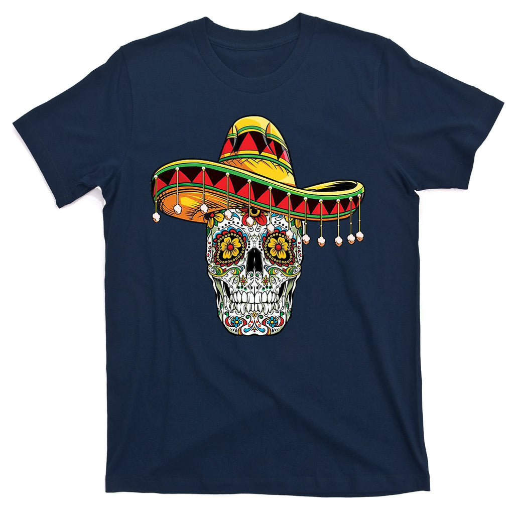 Cinco De Mayo Fiesta Skull T-Shirt