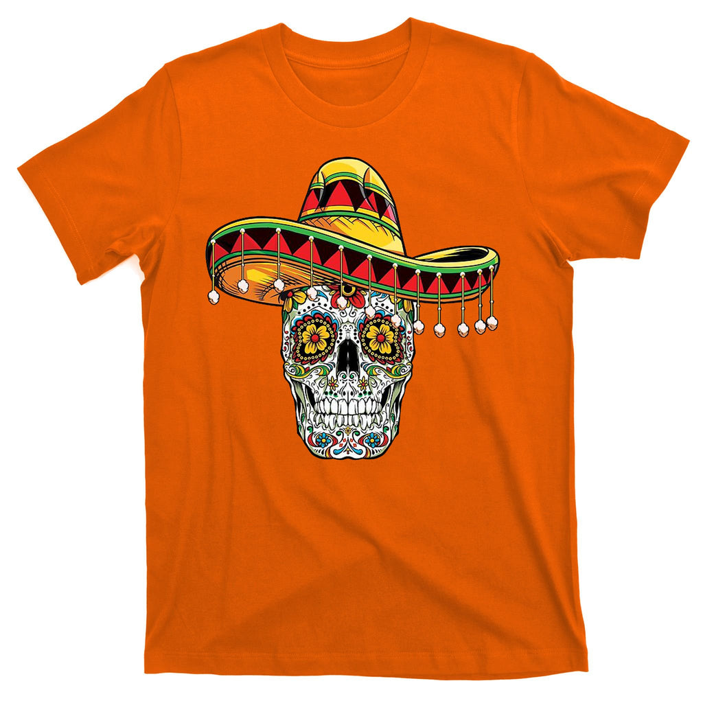 Cinco De Mayo Fiesta Skull T-Shirt