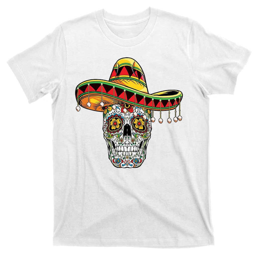 Cinco De Mayo Fiesta Skull T-Shirt