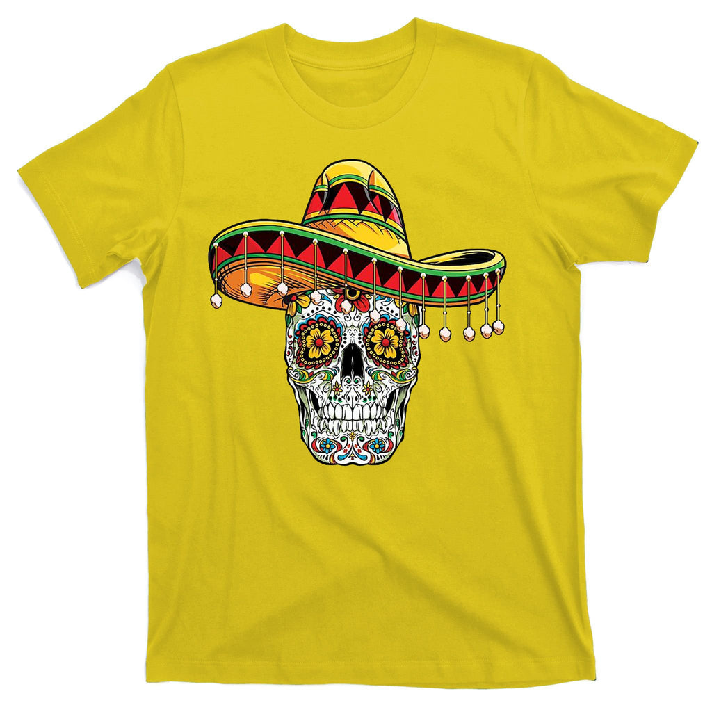 Cinco De Mayo Fiesta Skull T-Shirt