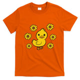 Cute Duck Summer Sunflower Kawaii Duck T-Shirt