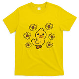 Cute Duck Summer Sunflower Kawaii Duck T-Shirt
