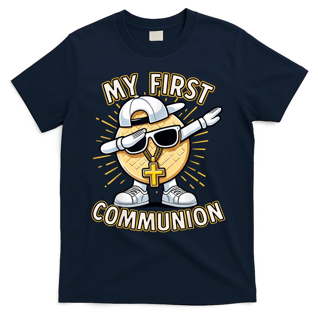Communion Dabbing Wafer Funny 1st Communion T-Shirt