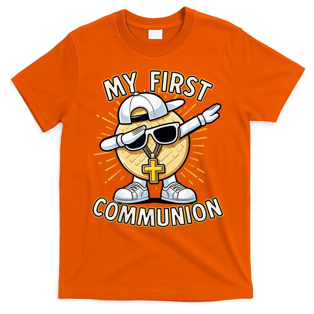 Communion Dabbing Wafer Funny 1st Communion T-Shirt