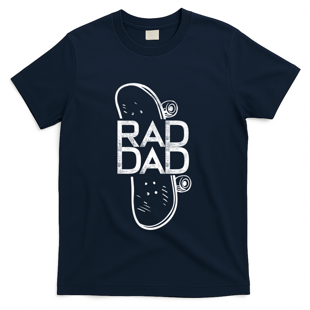 Rad Dad Skateboard Father Gift T-Shirt