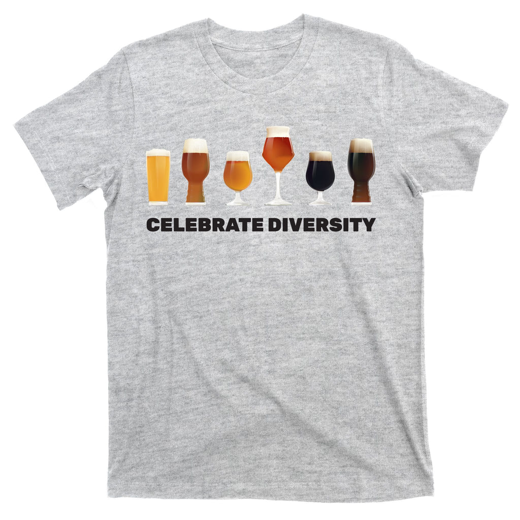 Celebrate Diversity beer Funny T-Shirt