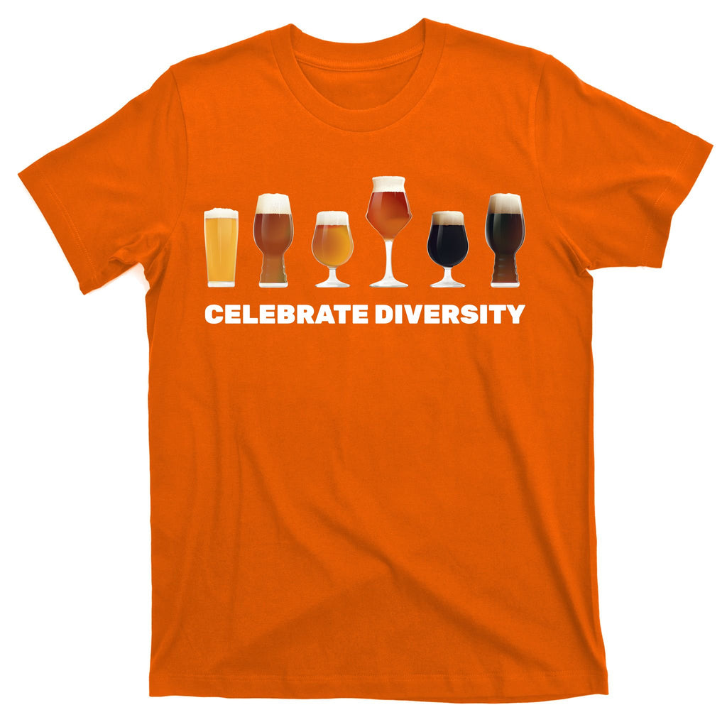 Celebrate Diversity beer Funny T-Shirt