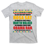 Celebrating Black History Month T-Shirt
