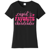 Cupids Favorite Cheerleader Valentine Day Love Cheer Wo Women's T-Shirt