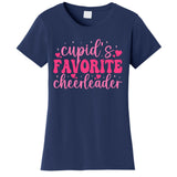 Cupids Favorite Cheerleader Valentine Day Love Cheer Wo Women's T-Shirt