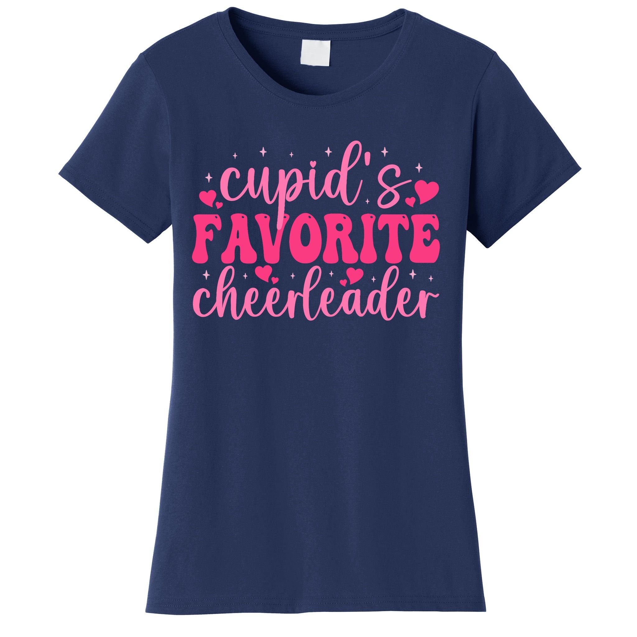 Cupids Favorite Cheerleader Valentine Day Love Cheer Wo Women's T-Shirt