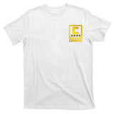 Commish Fantasy Football Logo Back And Front Pocket Logo T-Shirt