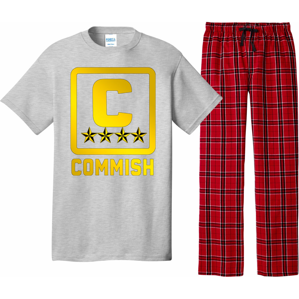 Commissioner Funny Fantasy Football Commish Pajama Set