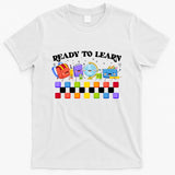 Cute Funny Ready To Learn Back To School T-Shirt