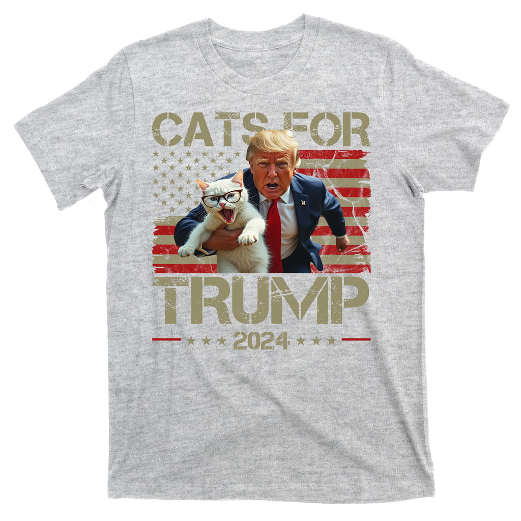 Cats For Trump 2024 Funny Vote Donald Trump T-Shirt