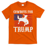 Cowboys For Trump: Western Trump Supporter Design T-Shirt