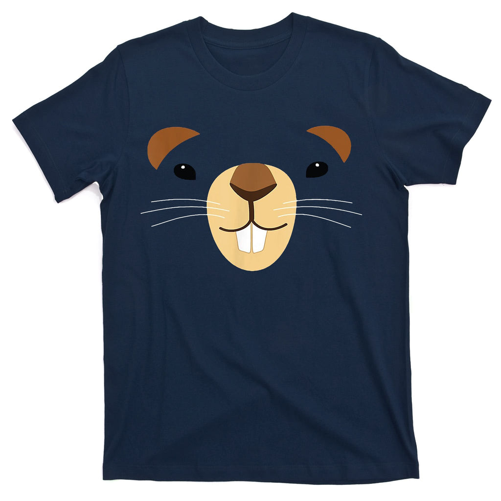 Cute Groundhog Face T-Shirt