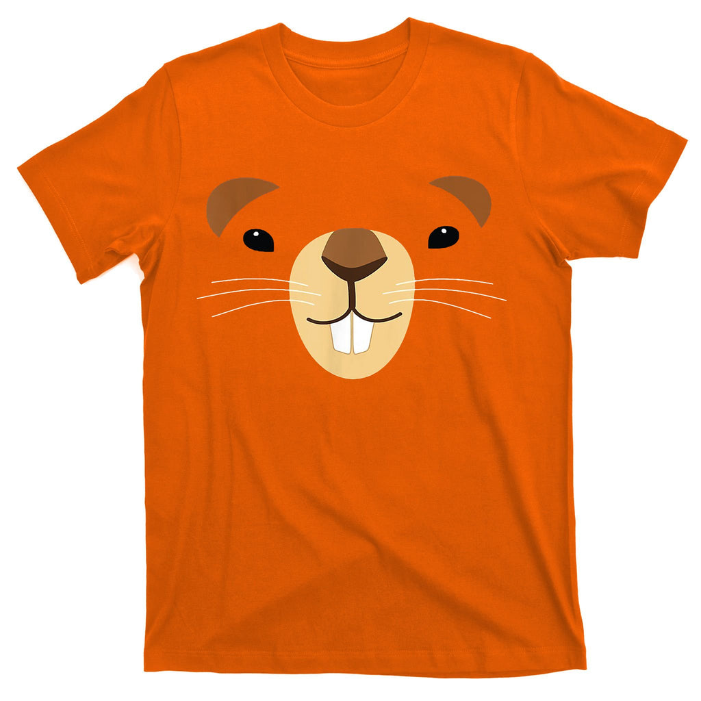 Cute Groundhog Face T-Shirt