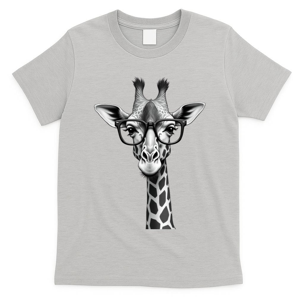 Cute Giraffe Graphic Casual Summer Funny Cool Animal Lover T-Shirt