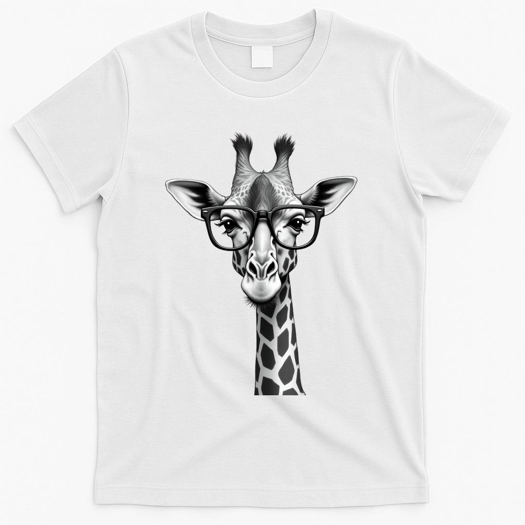 Cute Giraffe Graphic Casual Summer Funny Cool Animal Lover T-Shirt