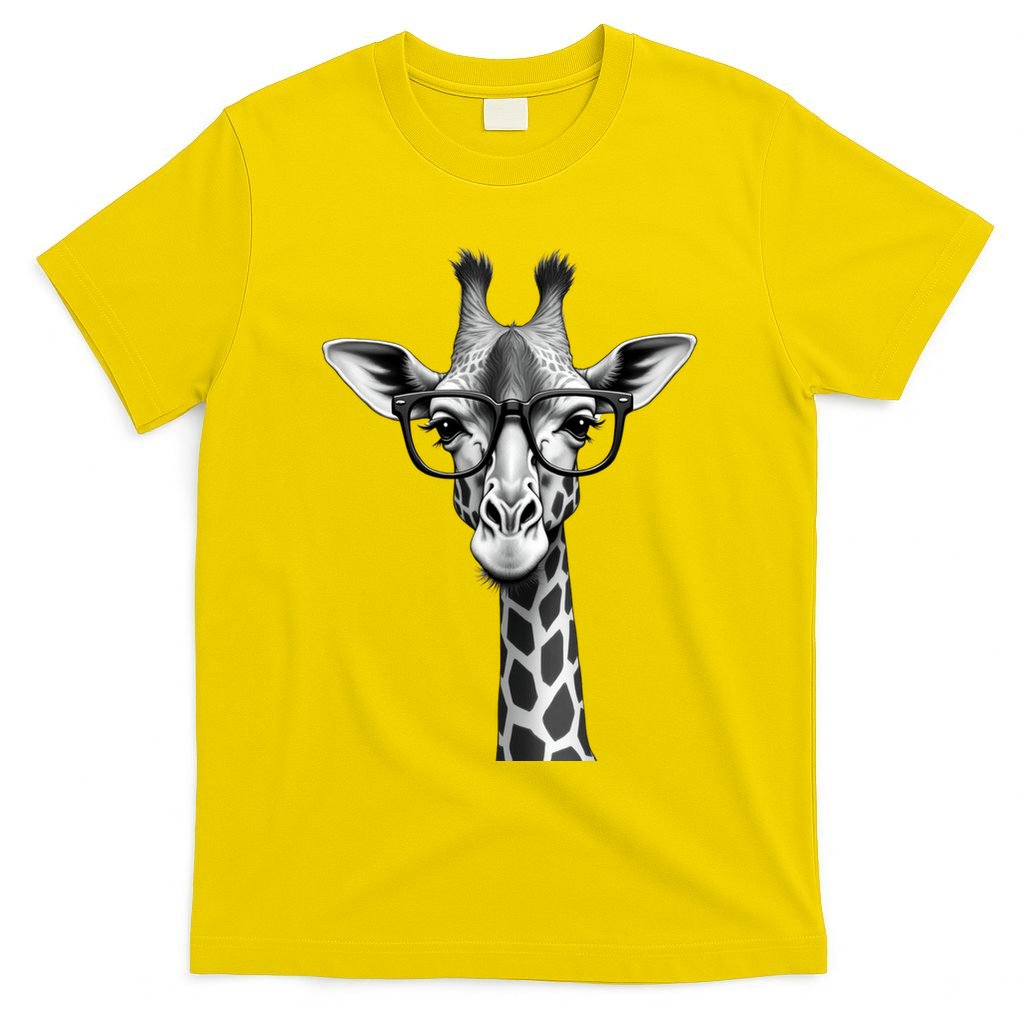 Cute Giraffe Graphic Casual Summer Funny Cool Animal Lover T-Shirt