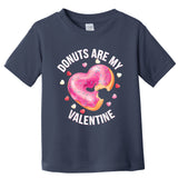 Cute Heart Donut With Frosting Valentines Day Sweet Toddler T-Shirt